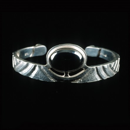 Sterling Silver and Hematite Bracelet